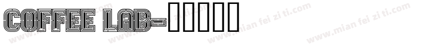 Coffee Lab字体转换